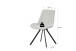 Drehstuhl >Emilia< 2er Set in creme, Webstoff - 52x85x61cm (BxHxT)