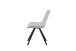 Drehstuhl >Emilia< 2er Set in creme, Webstoff - 52x85x61cm (BxHxT)