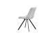 Drehstuhl >Emilia< 2er Set in creme, Webstoff - 52x85x61cm (BxHxT)