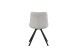 Drehstuhl >Emilia< 2er Set in creme, Webstoff - 52x85x61cm (BxHxT)
