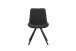 Drehstuhl >Emilia< 2er Set in anthrazit, Webstoff - 52x85x61cm (BxHxT)