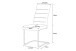 Freischwinger >Leni< 2er Set in creme, Strukturstoff - 43x98x59cm (BxHxT)