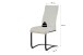 Freischwinger >Leni< 2er Set in creme, Strukturstoff - 43x98x59cm (BxHxT)