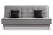 Schlafsofa >Bono< in hellgrau, Strukturstoff - 199x91x91cm (BxHxT)
