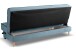 Schlafsofa >Bono< in blau, Strukturstoff - 199x91x91cm (BxHxT)