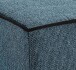 Schlafsofa >Bono< in blau, Strukturstoff - 199x91x91cm (BxHxT)