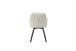 Stuhl >Sophie< 2er Set in creme, Chenille-Optik - 53x87x62cm (BxHxT)