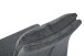 Freischwinger >Frieda< 2er Set in anthrazit, Chenille-Optik - 47x94x61cm (BxHxT)