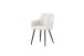 Stuhl >Bella< 2er Set in creme, Chenille-Optik - 55x82x62cm (BxHxT)