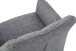 Stuhl >Bella< 2er Set in anthrazit, Chenille-Optik - 55x82x62cm (BxHxT)