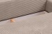 Schlafsofa >Grubs< in grau-beige, Cord - 225x96x93cm (BxHxT)