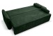 Schlafsofa >Grubs< in smaragdgrün, Cord - 225x96x93cm (BxHxT)