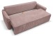 Schlafsofa >Grubs< in rosa, Cord - 225x96x93cm (BxHxT)