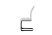 Freischwinger >Hanna< 2er Set in creme, Webstoff - 43x98x59cm (BxHxT)