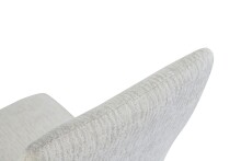 Freischwinger >Tina< 2er Set in creme, Strukturstoff - 43x98x59cm (BxHxT)