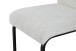 Freischwinger >Tina< 2er Set in creme, Strukturstoff - 43x98x59cm (BxHxT)