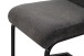 Freischwinger >Tina< 2er Set in anthrazit, Strukturstoff - 43x98x59cm (BxHxT)