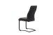 Freischwinger >Tina< 2er Set in anthrazit, Strukturstoff - 43x98x59cm (BxHxT)