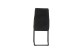 Freischwinger >Tina< 2er Set in anthrazit, Strukturstoff - 43x98x59cm (BxHxT)