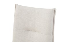 Freischwinger >Sonja< 2er Set in creme, Webstoff - 46x89x57cm (BxHxT)