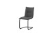 Freischwinger >Sonja< 2er Set in anthrazit, Webstoff - 46x89x57cm (BxHxT)