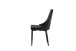 Stuhl >Claudia< 2er Set in anthrazit, Velouroptik - 44x88x58cm (BxHxT)