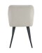 Stuhl >Lea< 2er Set in creme, Webstoff - 56x83x60cm (BxHxT)