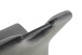Freischwinger >Lisa< 2er Set in anthrazit, Velouroptik - 43x98x61cm (BxHxT)