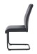 Freischwinger >Lisa< 2er Set in anthrazit, Velouroptik - 43x98x61cm (BxHxT)
