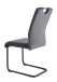 Freischwinger >Lisa< 2er Set in anthrazit, Velouroptik - 43x98x61cm (BxHxT)
