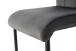 Freischwinger >Lisa< 2er Set in anthrazit, Velouroptik - 43x98x61cm (BxHxT)