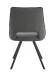 Stuhl >Helen< 2er Set in anthrazit, Webstoff - 56x91x63cm (BxHxT)
