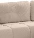 Ecksofa >Sancho Long< in beige, Cord - 255x107x155cm (BxHxT)
