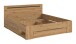 Bettgestell >Canu< in Basalt Grau / Artisan - 184x87x205cm (BxHxT) Liegefläche 180x200 cm