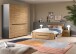 Schlafzimmer-Set >Canu< 4tlg. in Basalt Grau / Artisan