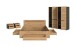 Schlafzimmer-Set >Canu< 4tlg. in Basalt Grau / Artisan