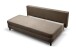 Schlafsofa >Sorto< in braun-beige, Cord - 200x91x100cm (BxHxT)