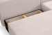 Ecksofa >Amsterix< in grau-beige, Cord - 213x95x158cm (BxHxT)