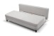 Schlafsofa >Sorto< in hellgrau, Cord - 200x91x100cm (BxHxT)