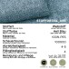 Ecksofa >Lux< in hellblau, Webstoff - 305x90x281cm (BxHxT)