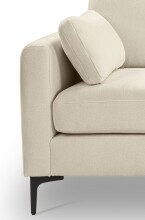 4-Sitzer >Venti< in creme, Webstoff - 286x92x97cm (BxHxT)