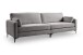 4-Sitzer >Venti< in hellgrau, Webstoff - 286x92x97cm (BxHxT)