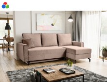 Ecksofa >Marti< in verschiedenen Farben, Cord -...