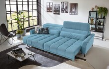 Big-Sofa >Wolve< 2x elektr. Verstellung, Fein-Cord...