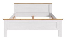 Bettgestell >Verona< in Sibiu Lärche, Spannplatte/MDF - 189x90x209cm (BxHxT)