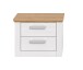 Nachtkommode >Verona< in Sibiu Lärche, Spannplatte/MDF - 56x43x39cm (BxHxT)