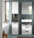 Badezimmer-Set >Kojak< in Weiß Hochglanz - 115x188x37cm (BxHxT)