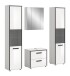 Badezimmer-Set >Kojak< in Weiß Hochglanz - 171x188x37cm (BxHxT)