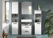 Badezimmer-Set >Kojak< in Weiß Hochglanz - 171x188x37cm (BxHxT)