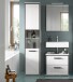 Badezimmer-Set >Kojak< in Weiß Hochglanz - 115x188x37cm (BxHxT)